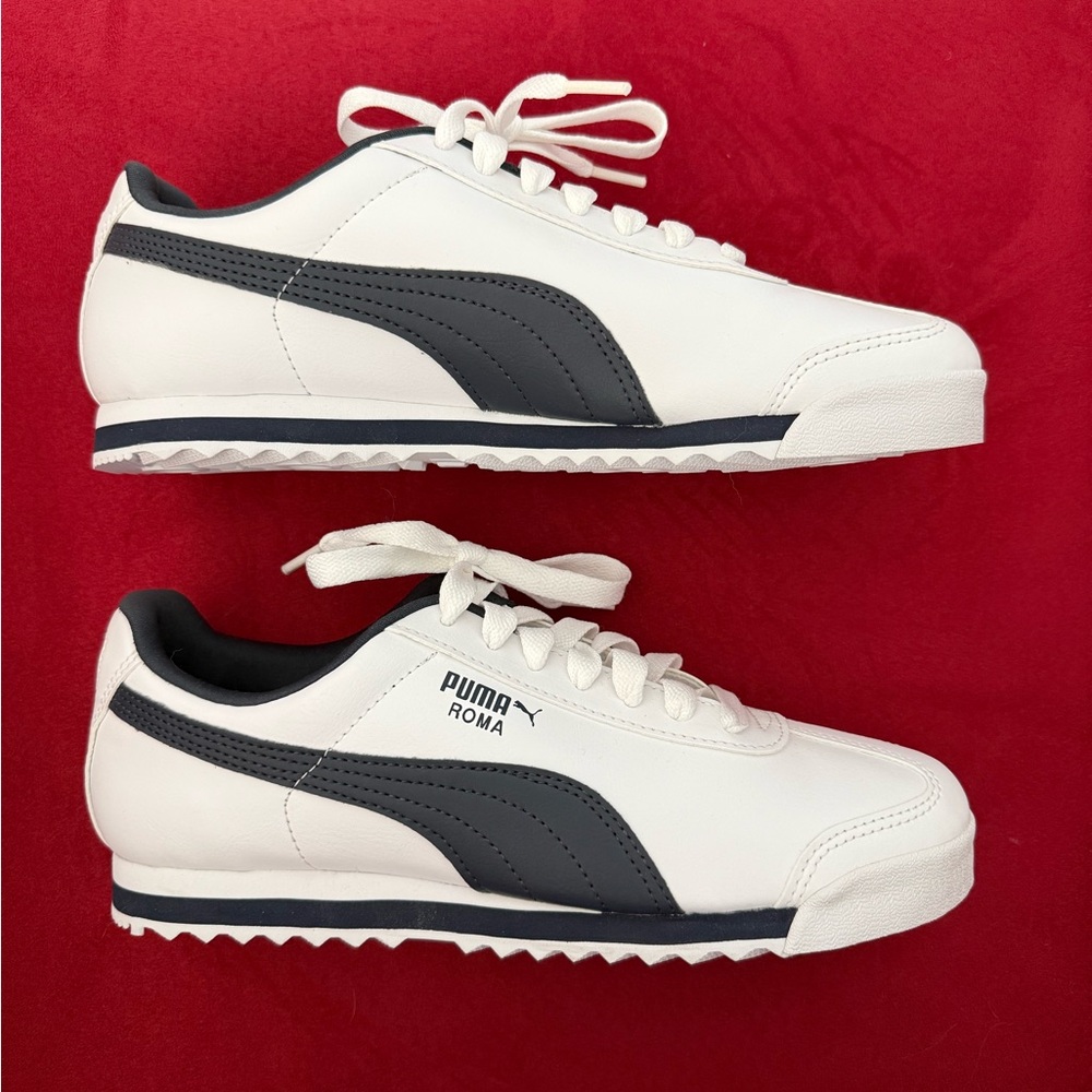NWOT Puma Roma Basic 'White' 353572-12 men’s sneakers, size 8 - Picture 3 of 11